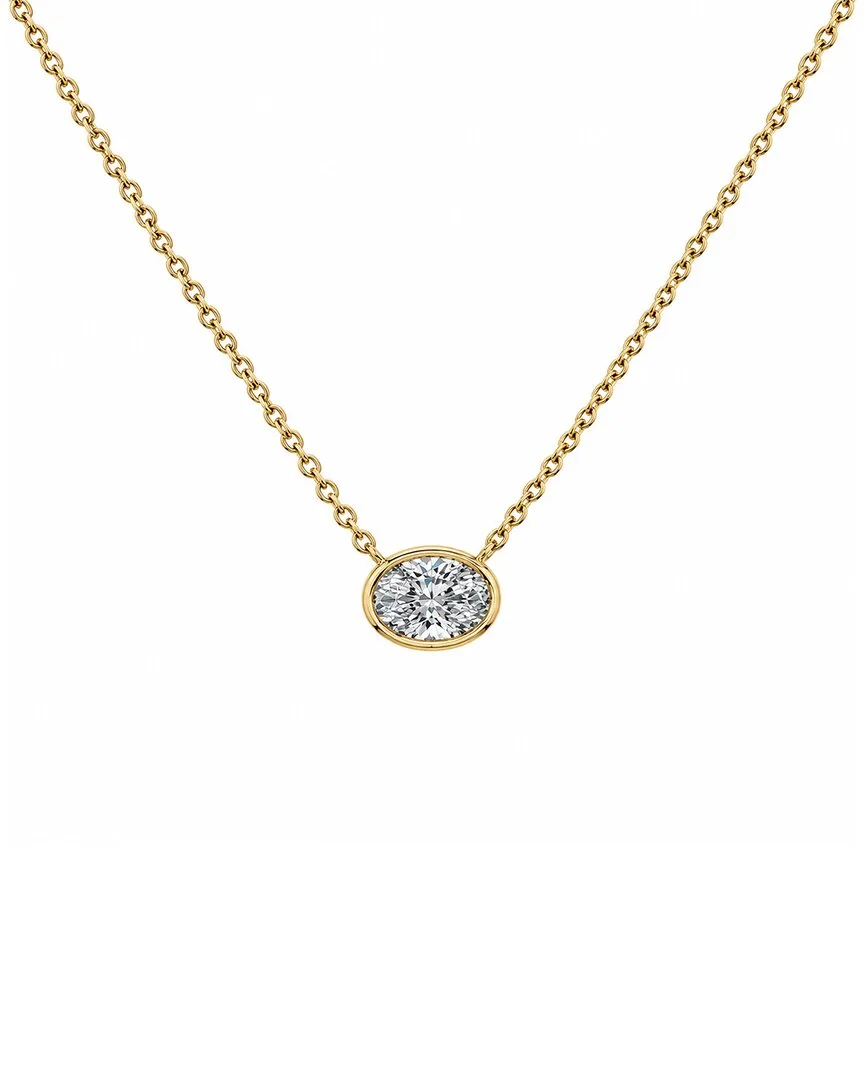 14K 1.06 ct. tw. Lab-Grown Diamond Solitaire Pendant