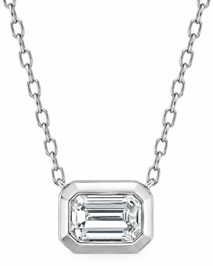 14K 0.48 ct. tw. Lab-Grown Diamond Solitaire Pendant