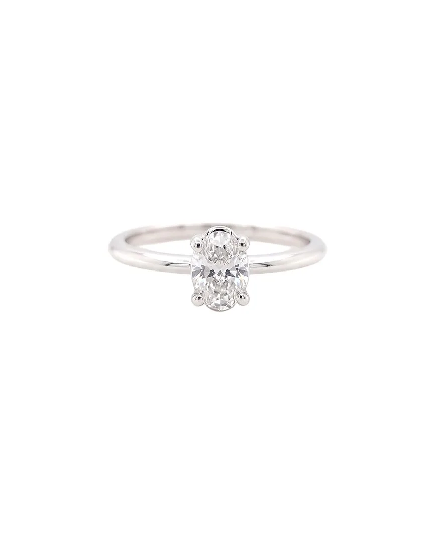14K 0.42 ct. tw. Lab-Grown Diamond Engagement Ring by Elan Jewels