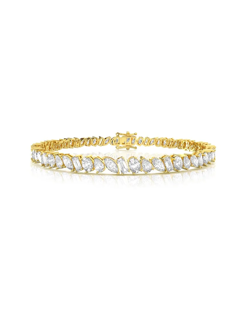 14K 10.00 ct. tw. Lab-Grown Diamond Tennis Bracelet by Amairah