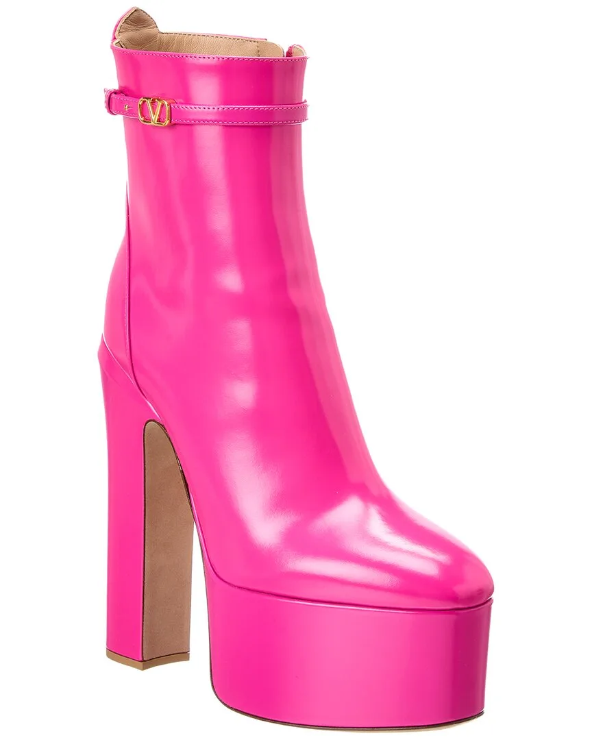 Tan-Go 165 Leather Platform Bootie