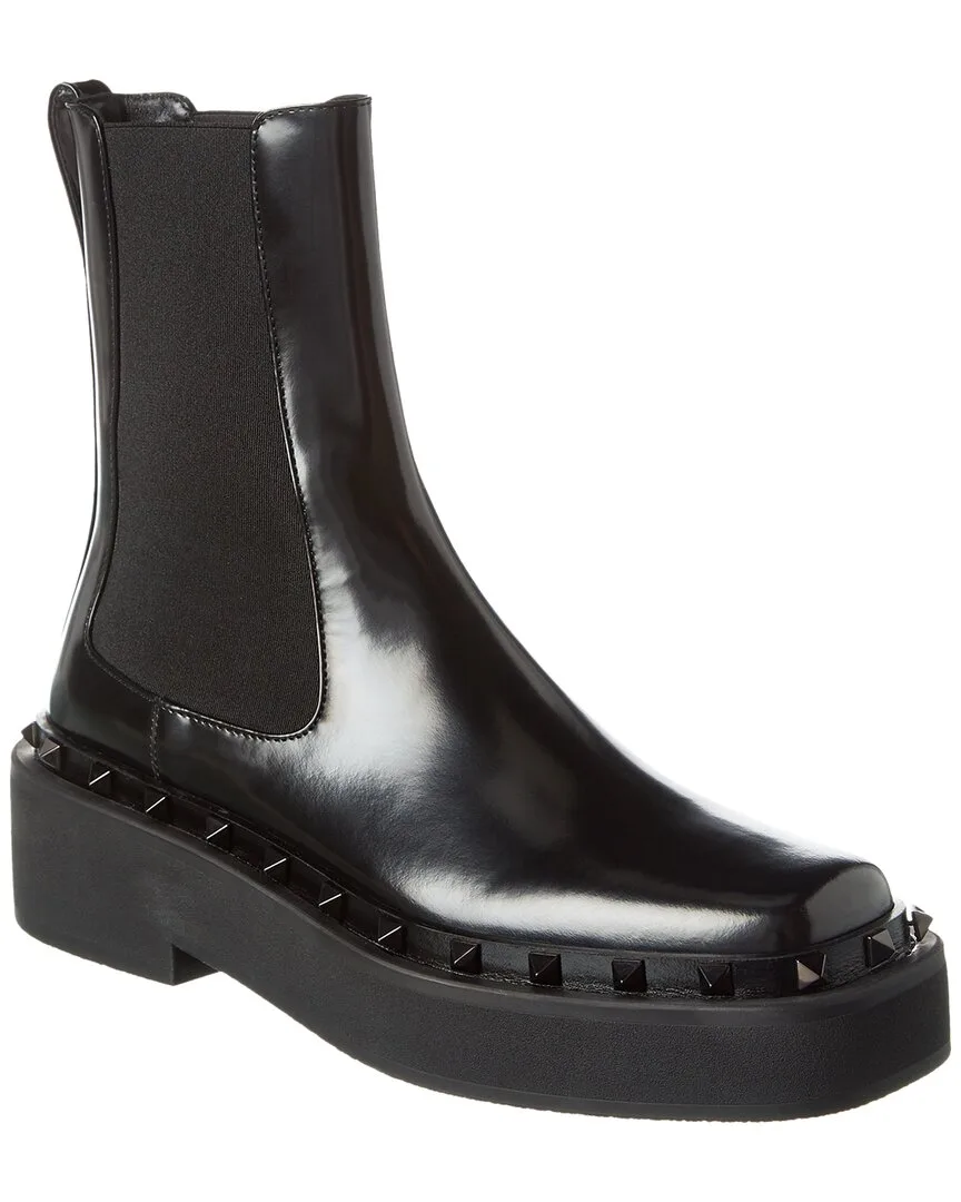 M-Way Rockstud 50 Leather Bootie