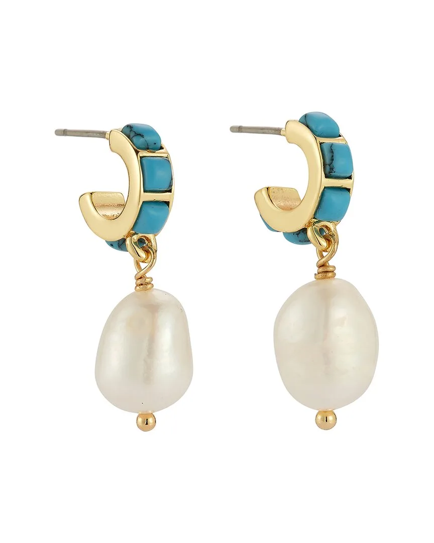 14K Plated Cz Earrings by Mignonne Gavigan
