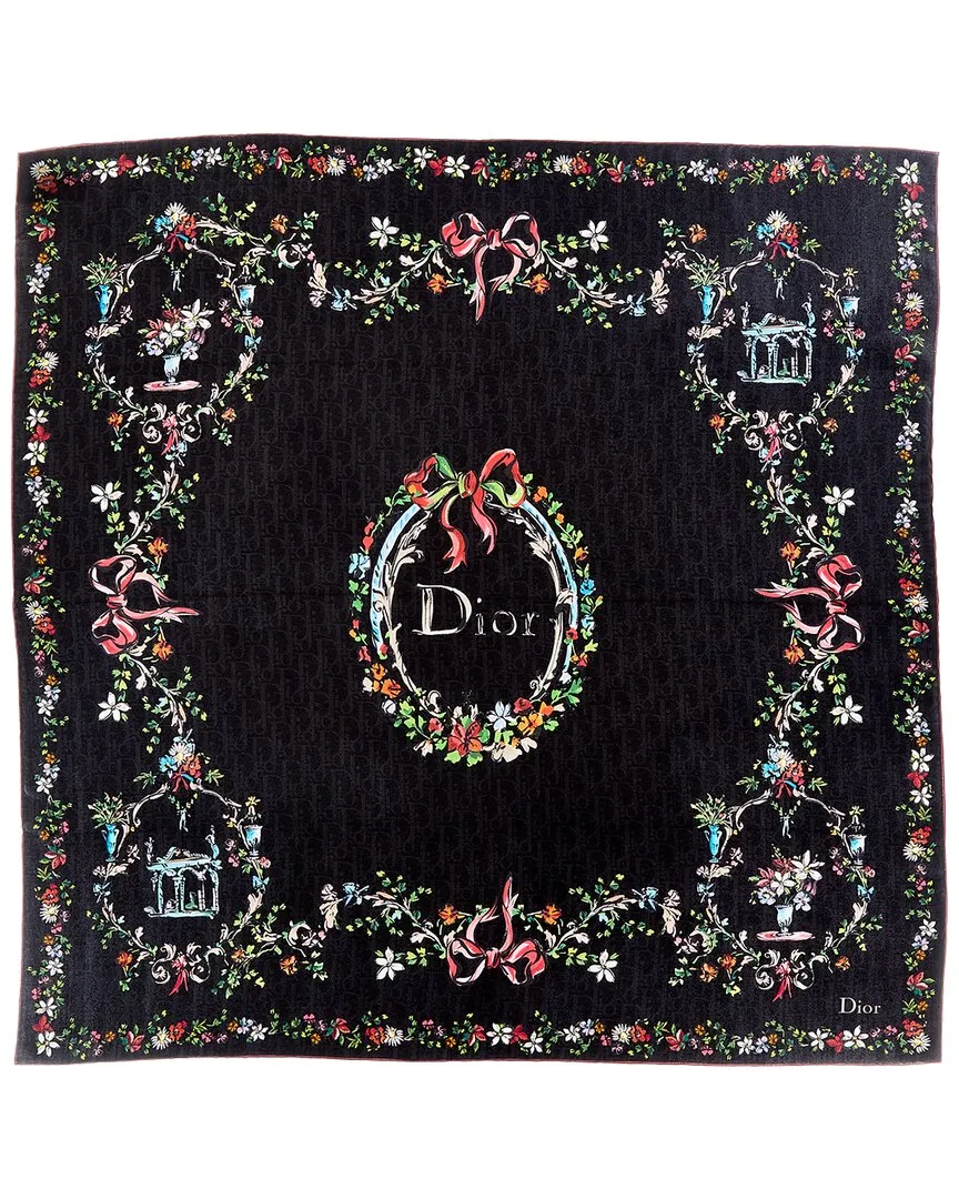 Grotesques Silk Scarf by Dior