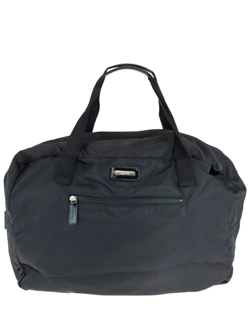 Black Nylon Boston Bag (authentic Pre-Loved) by Gucci
