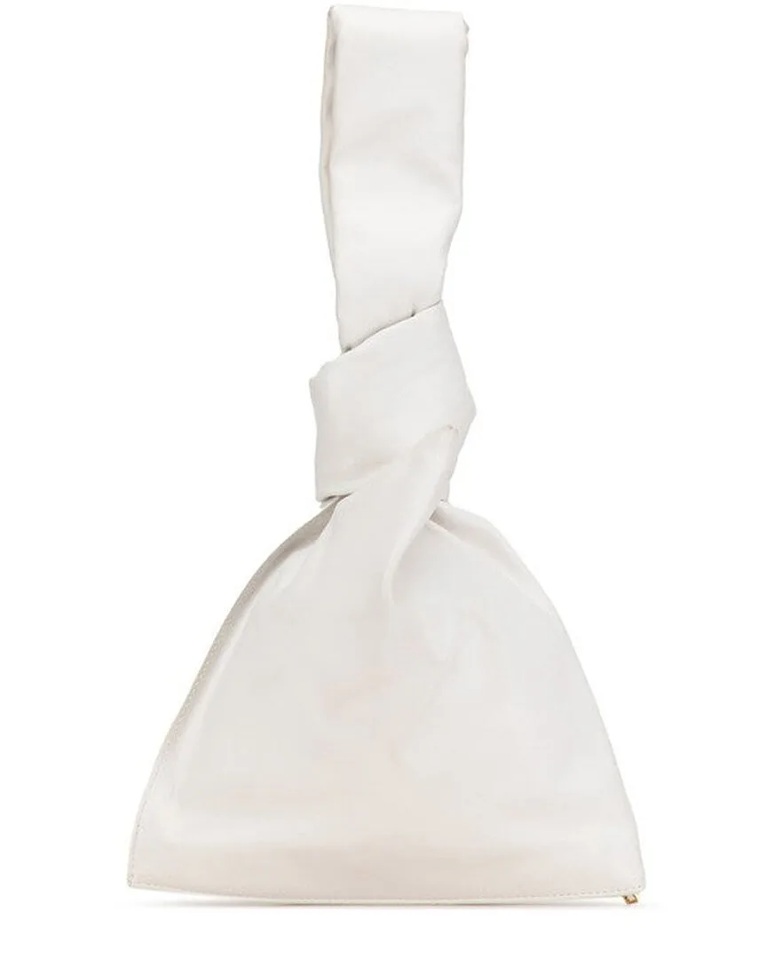 White Others Mini the Twist Handbag (authentic Pre-Loved) by Bottega Veneta