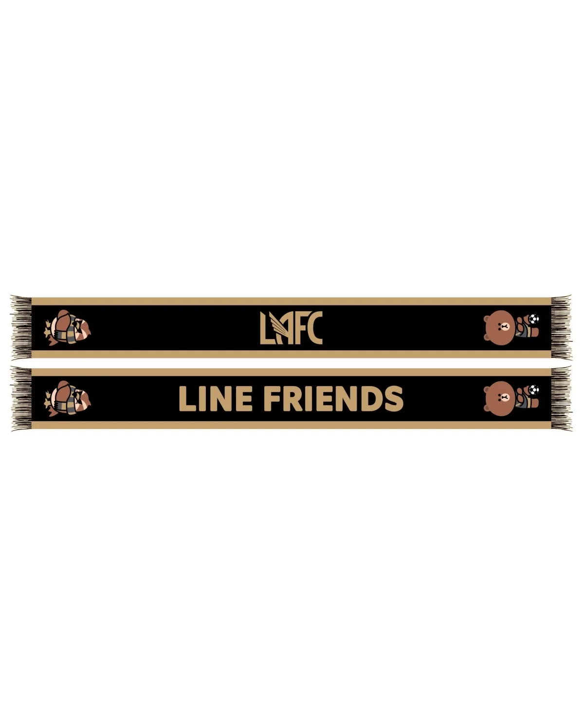 Lafc x Line Friends Woven Scarf by Ruffneck Scarves