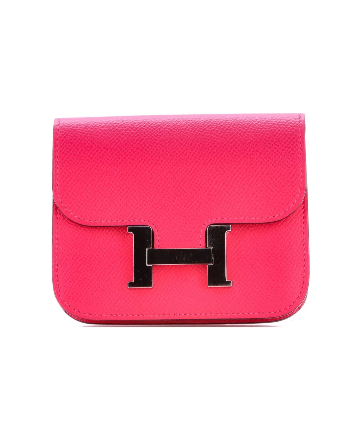 Pre-Owned Hermes Constance Slim Wallet Epsom by Hermes