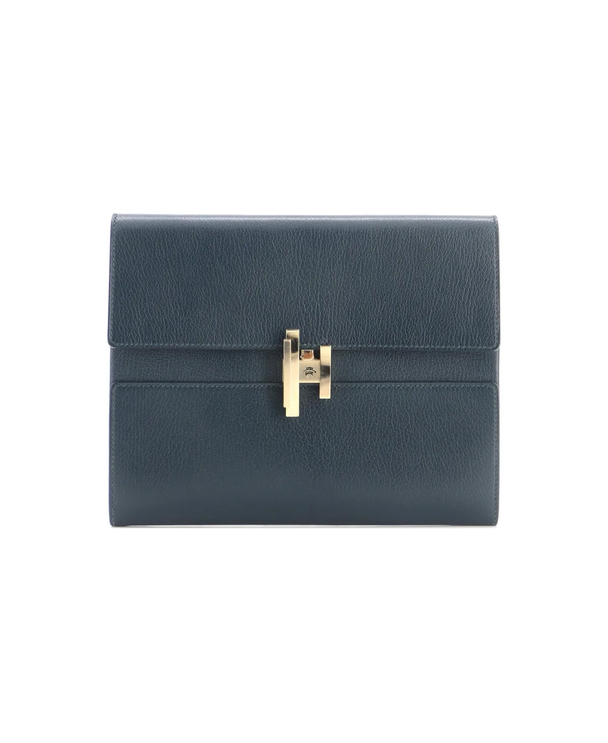 Pre-Owned Hermes Cinhetic Clutch Chevre Mysore by Hermes