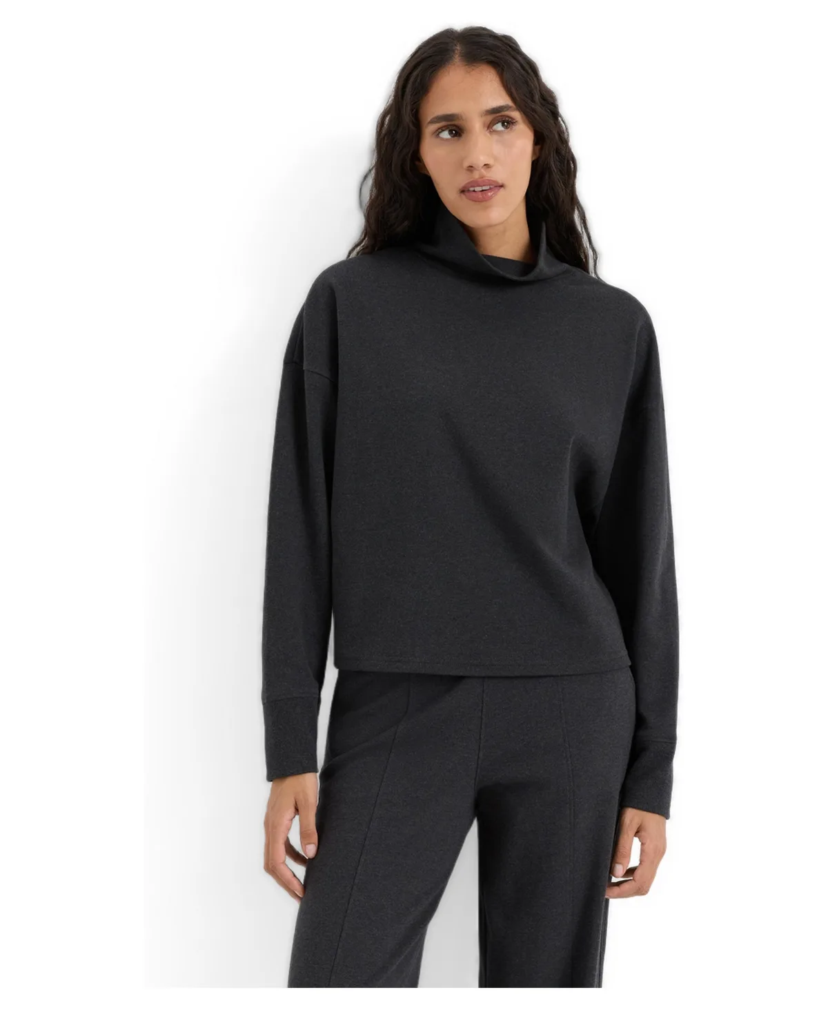 Pact Organic Cotton Roam Funnel Neck Top