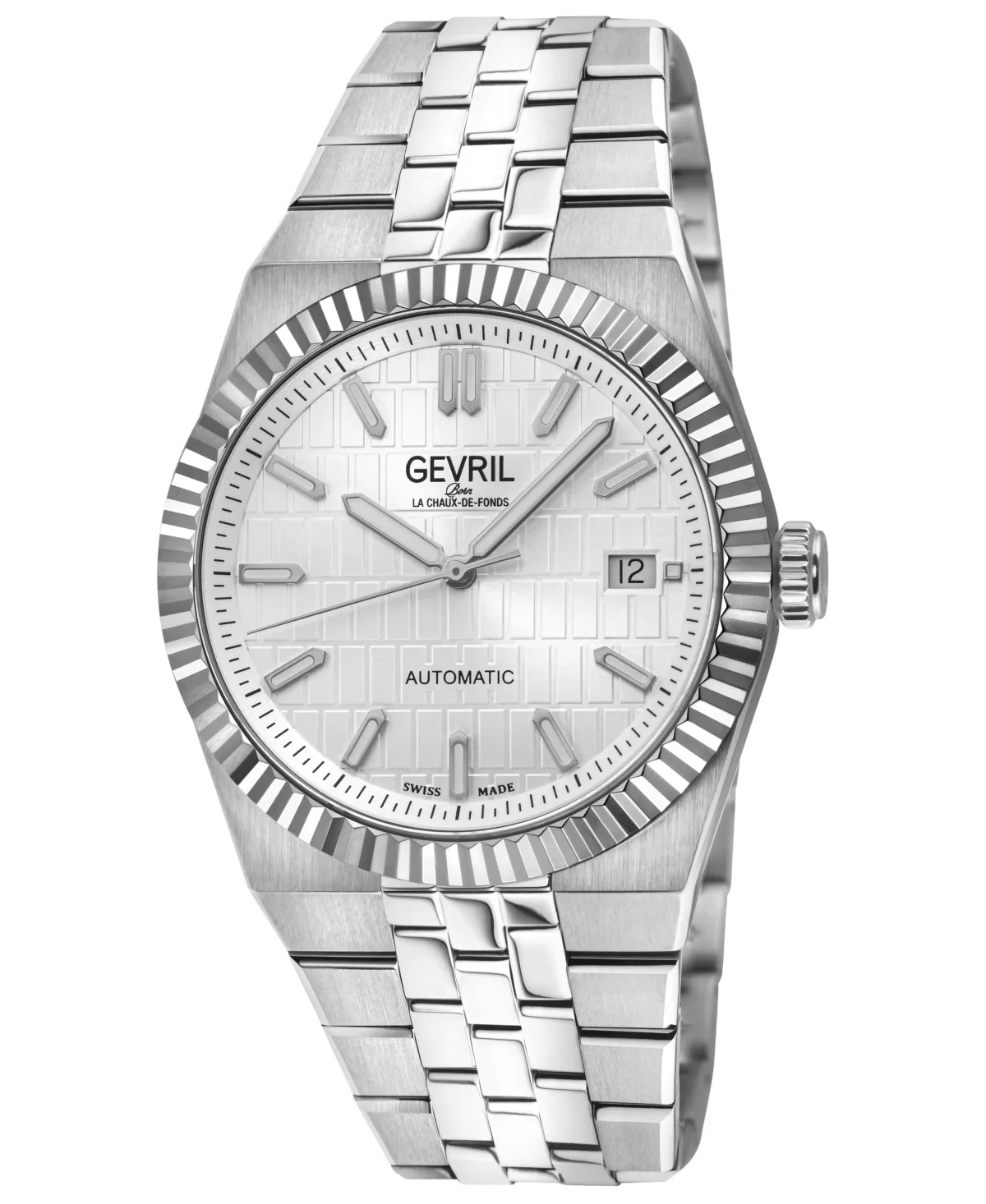 Gevril Swiss Automatic Pier 17 Stainless Steel Bracelet Watch, 40mm by Gevril