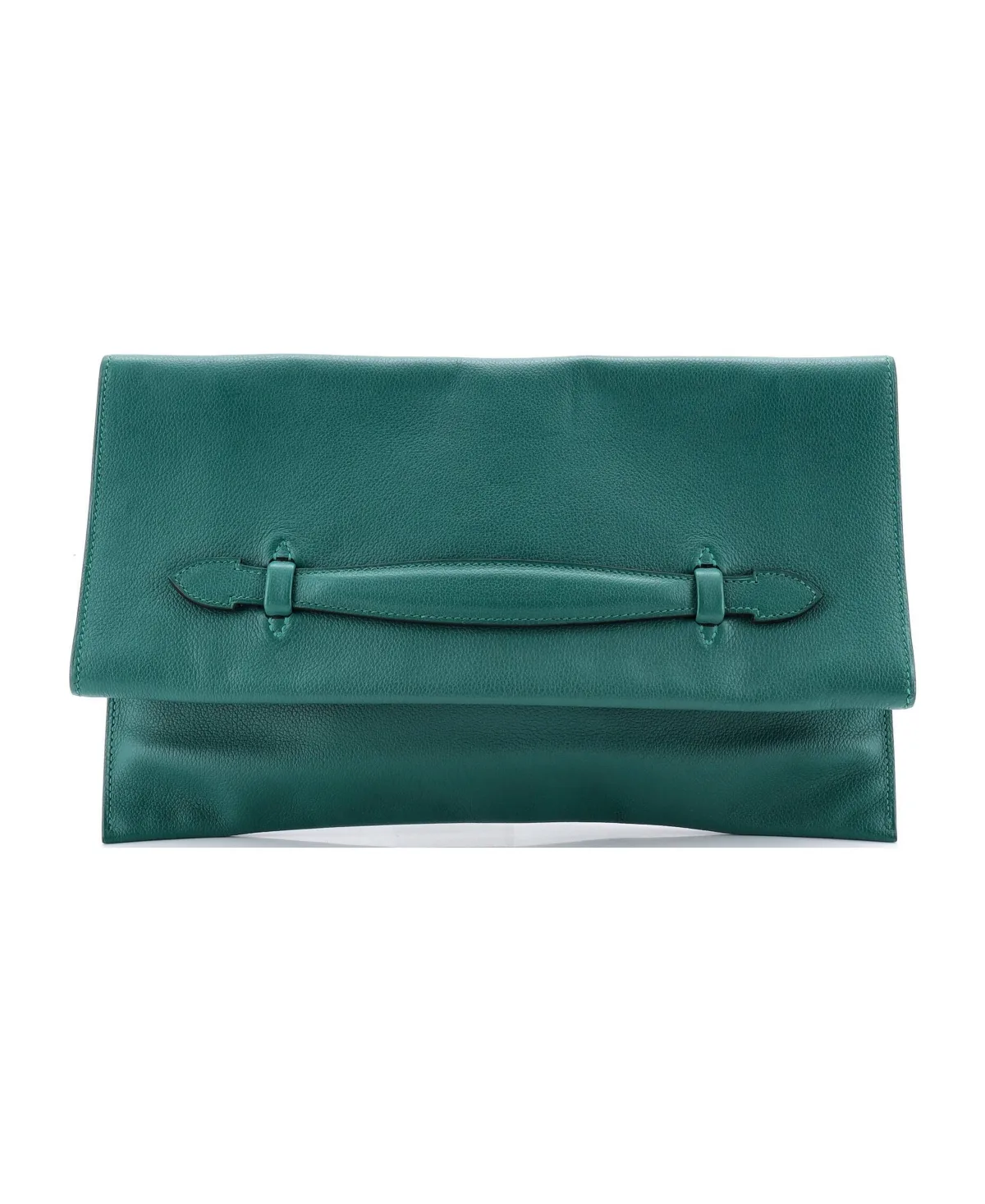 Pre-Owned Hermes Pliplat Clutch Evercolor by Hermes