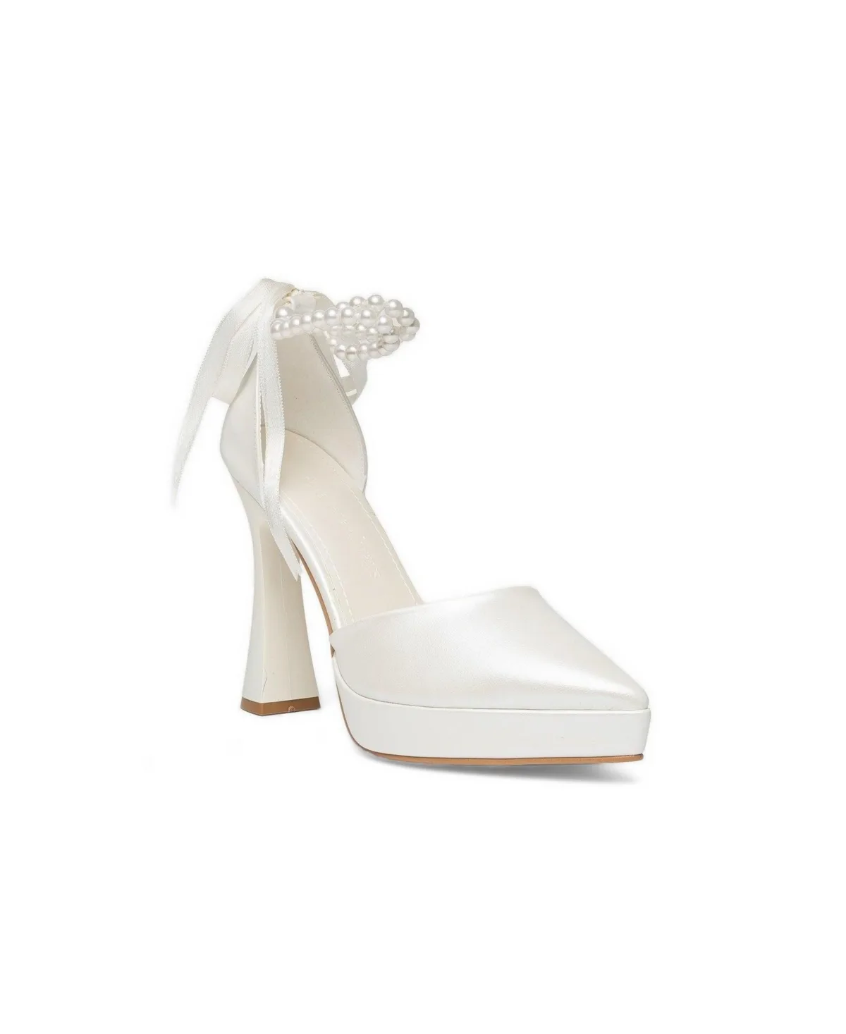 Vanice Pearl Bridal High Heel Pump by Forever & Always Shoes