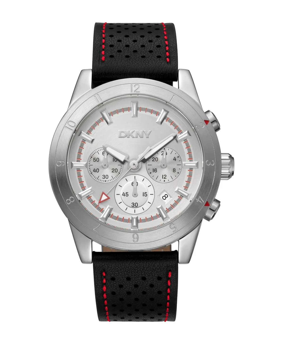 Quartz Jameson Leather Strap Watch, 44mm by DKNY