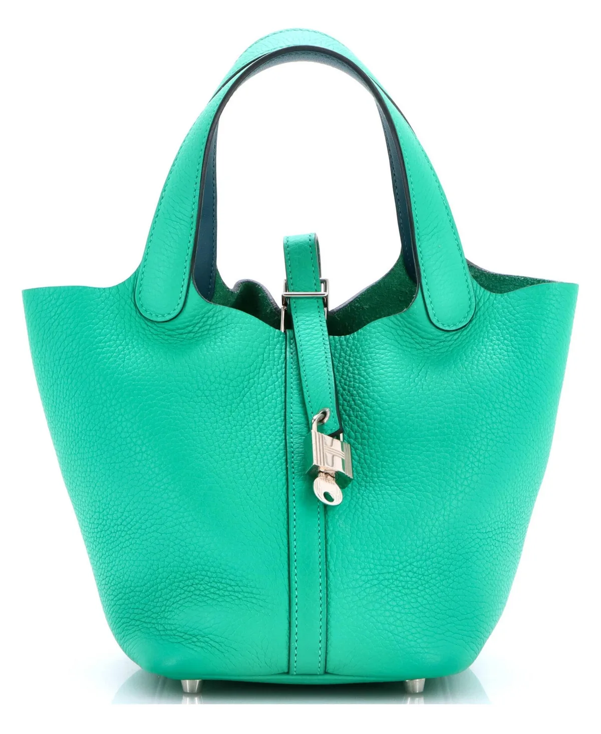 Pre-Owned Hermes Pm Eclat Picotin Lock Bag Clemence