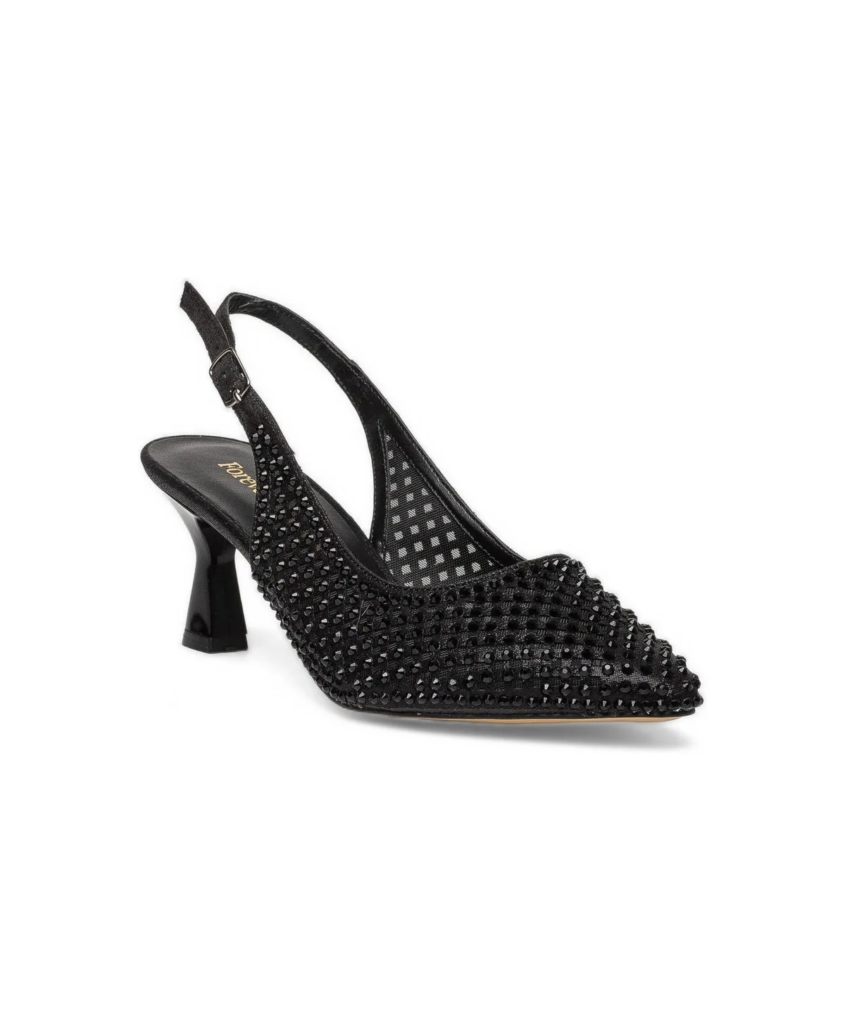 Nicole Embellished Slingback Pump by Forever & Always Shoes