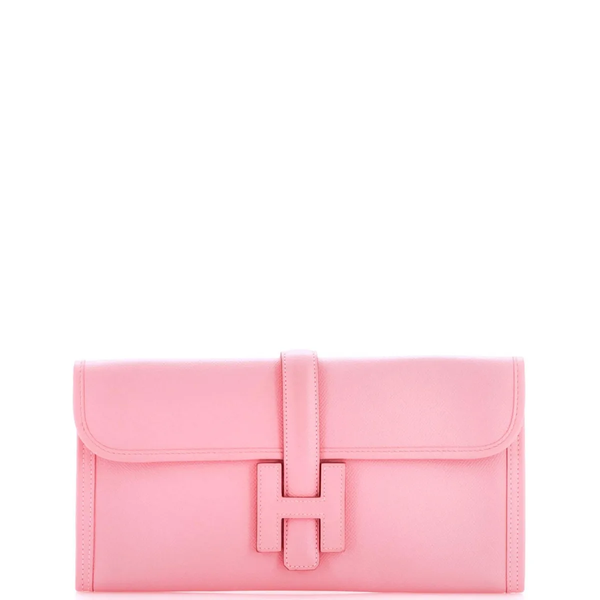 Pre-Owned 29 Jige Elan Clutch Epsom by Hermes