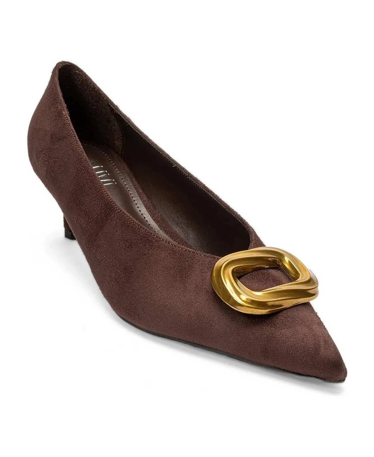 Delhi Buckle Kitten Heel Pump by Prologue Shoes