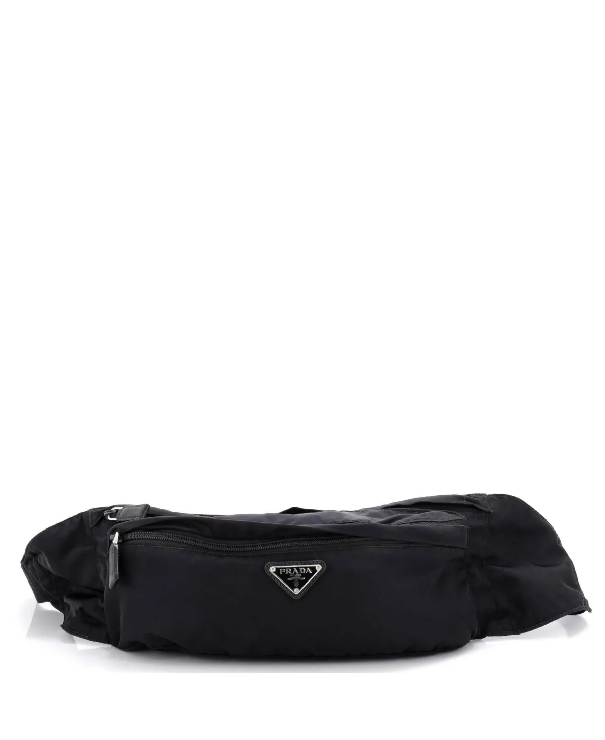 Pre-Owned Adjustable Zip Tessuto Waist Bag by Prada