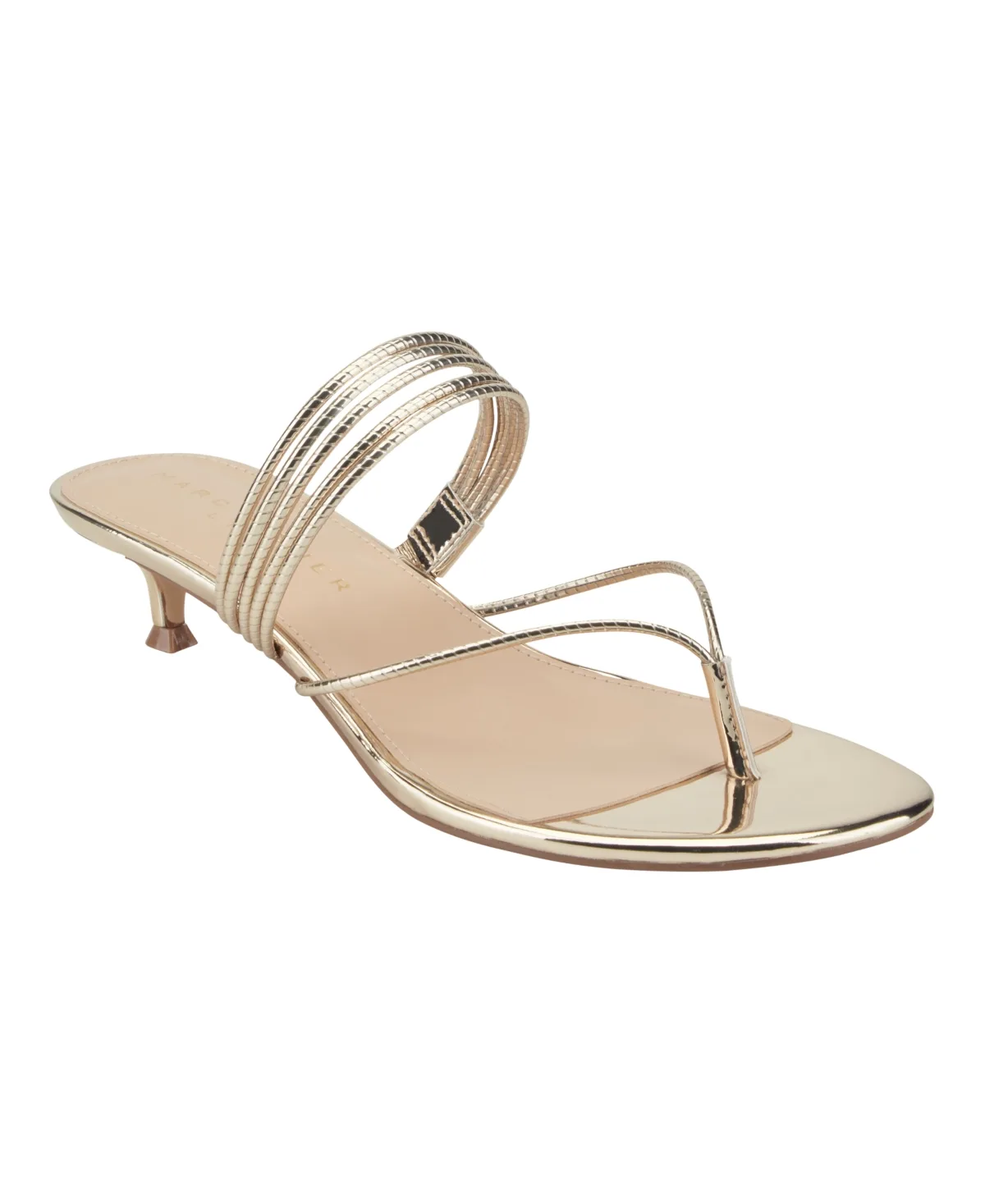 Alessi Kitten Heel Thong Sandals by Marc Fisher LTD