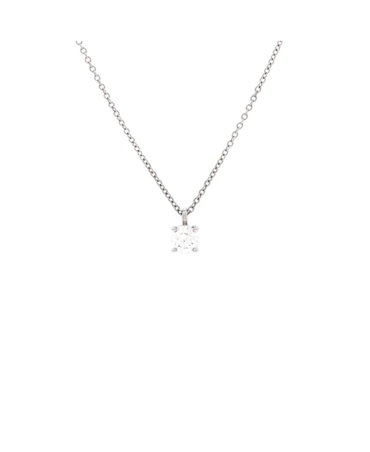 Pre-Owned Tiffany & Co Solitaire Pendant Necklace by Tiffany & Co.