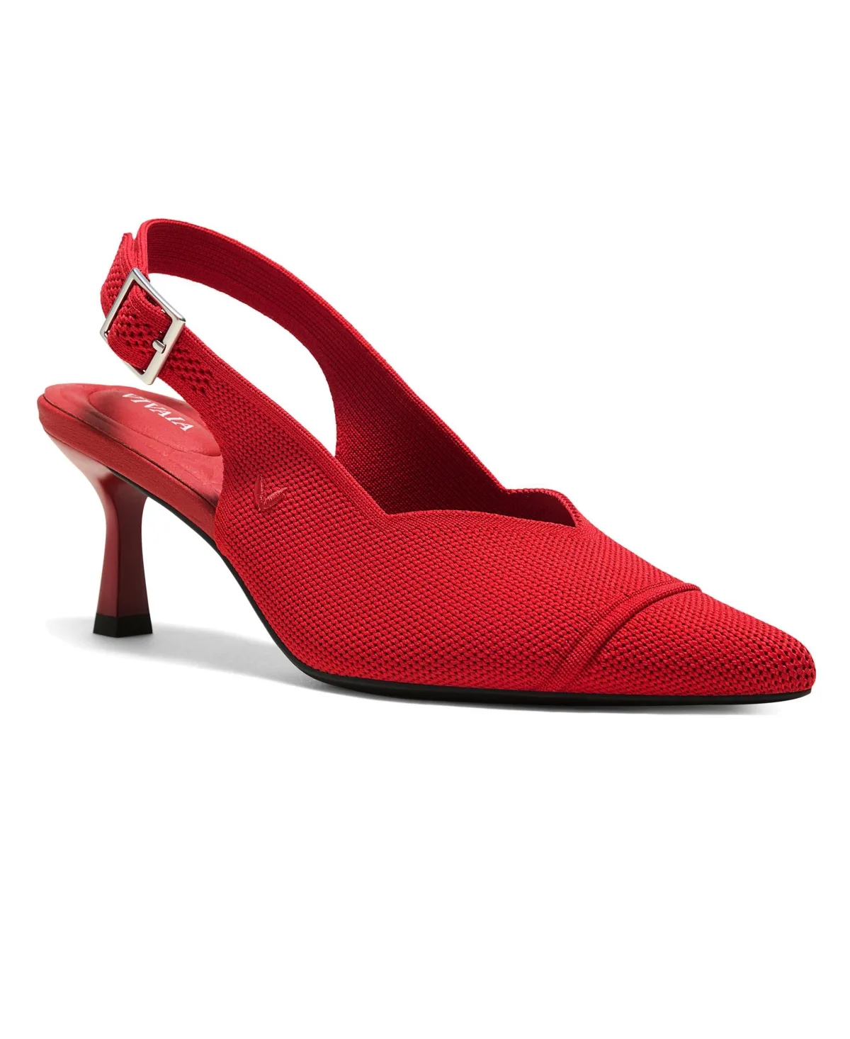Addison Pointed-Toe Slingback Heels Sandals by Vivaia