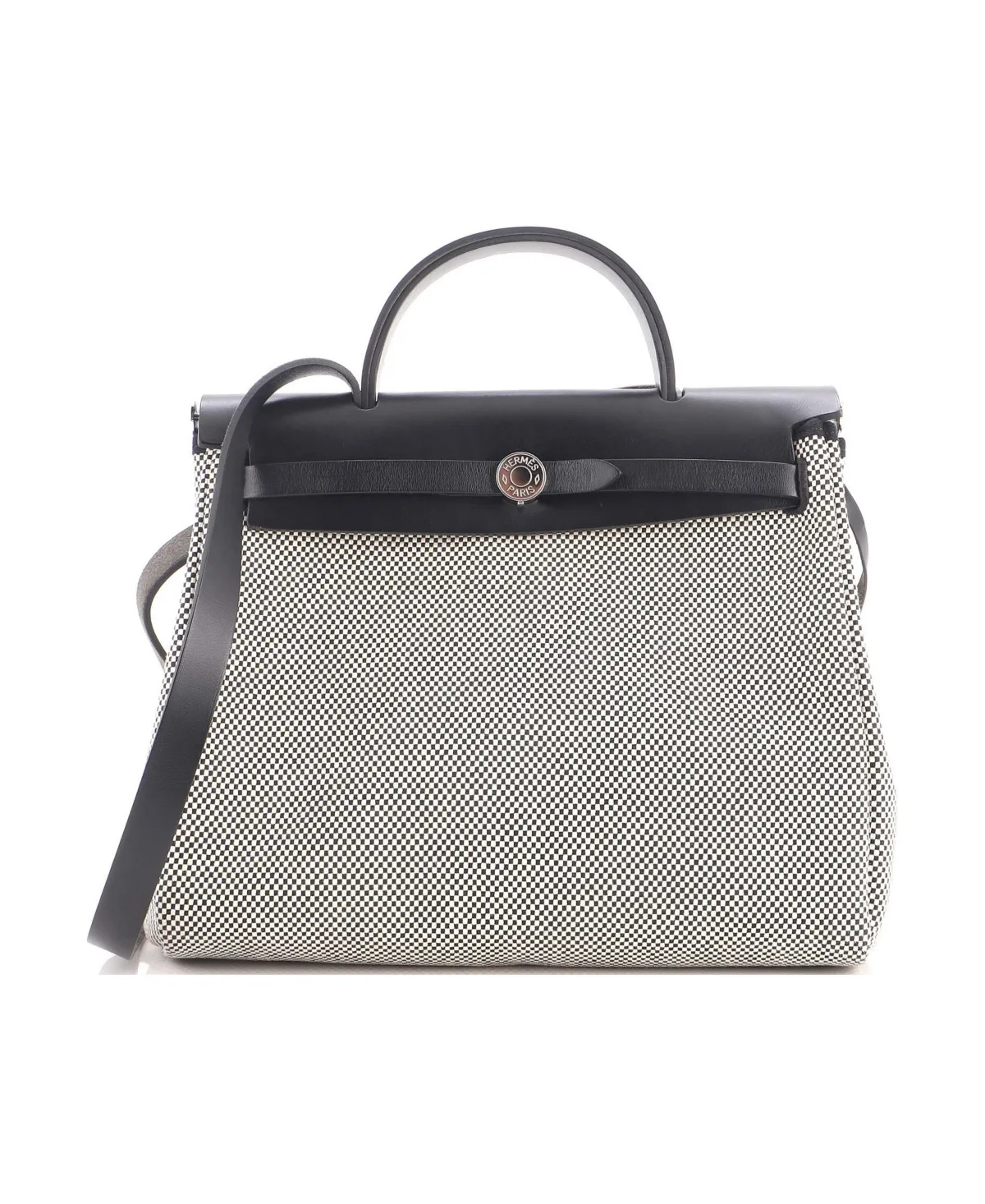 Pre-Owned 31 Herbag Zip Criss Viking Toile and Leather