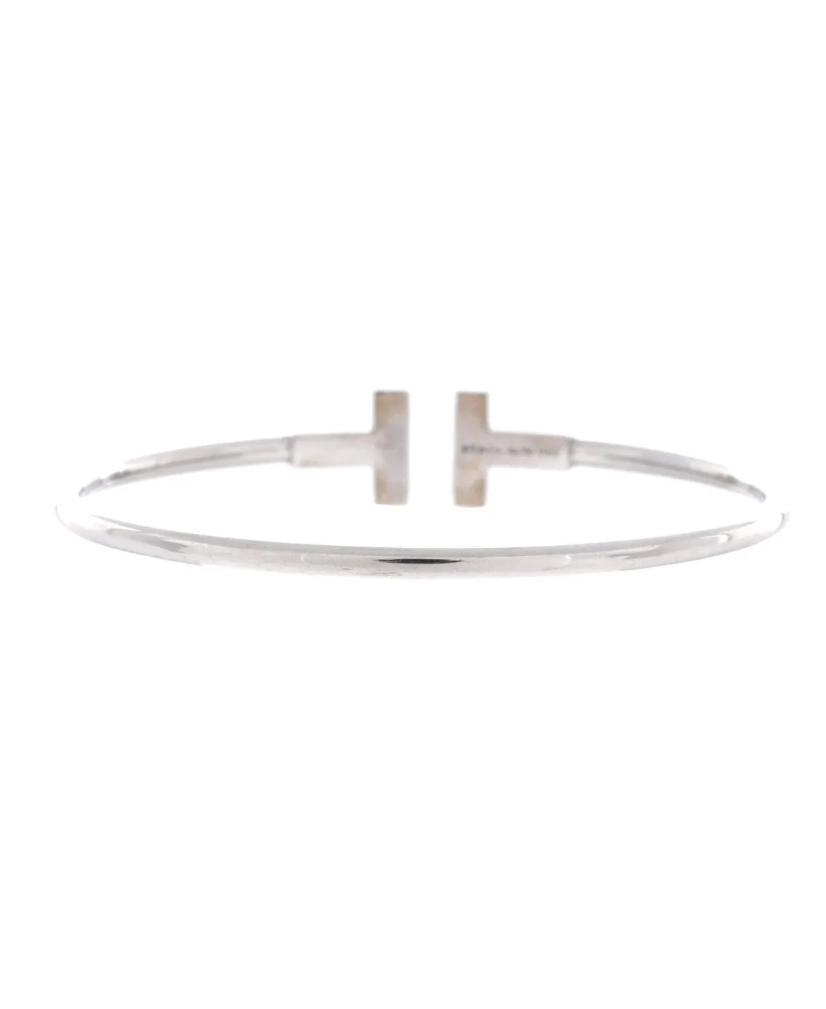 Pre-Owned T Wire Bracelet - 18k White Gold by Tiffany & Co.
