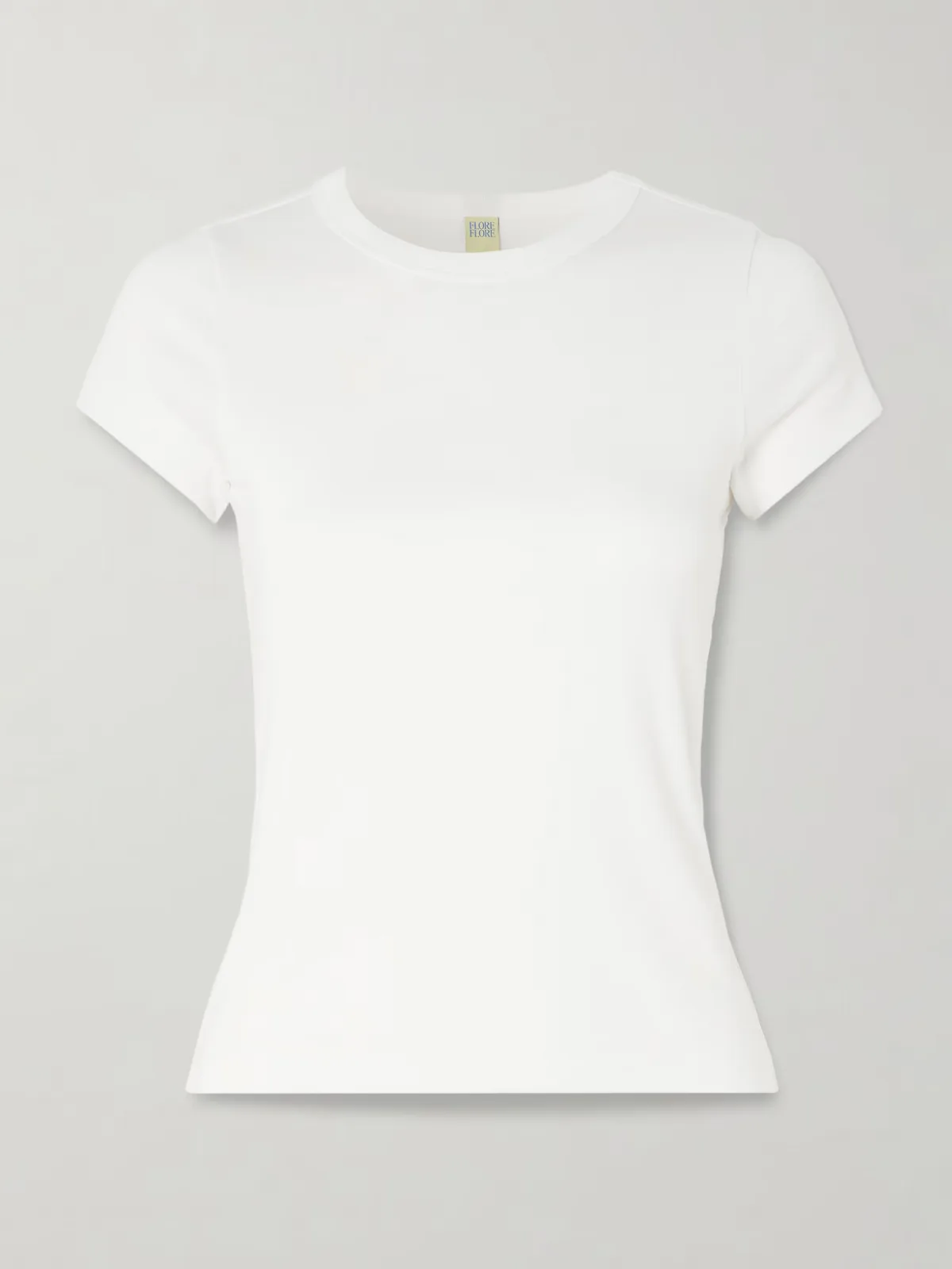 - Car Baby Tee Ribbed Organic Cotton-jersey T-shirt -