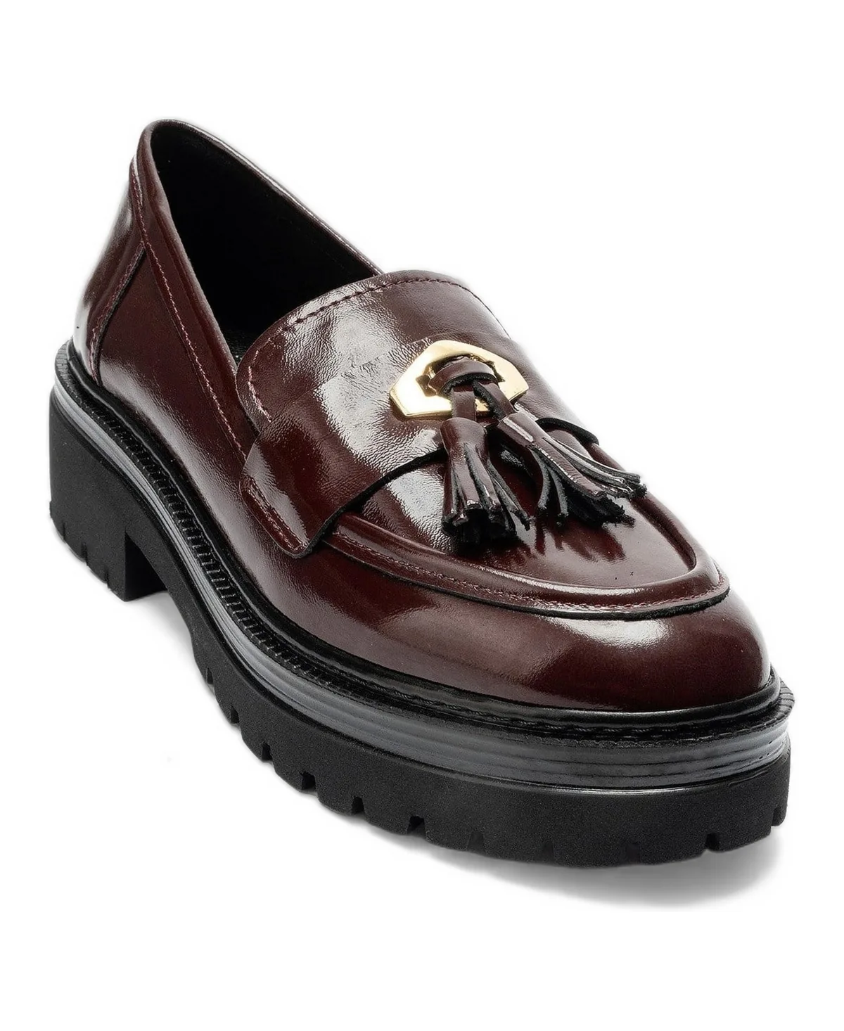 Marsy Leather Tassel Loafer by Forever & Always Shoes