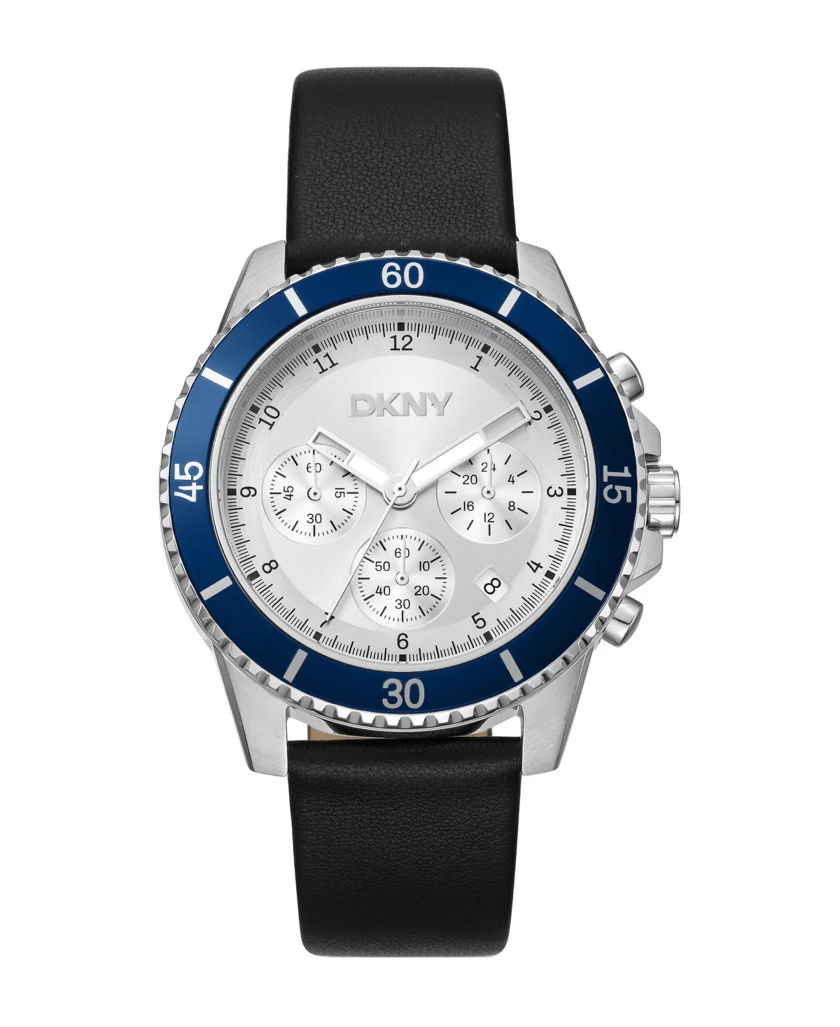 Quartz Leather Strap Watch by DKNY