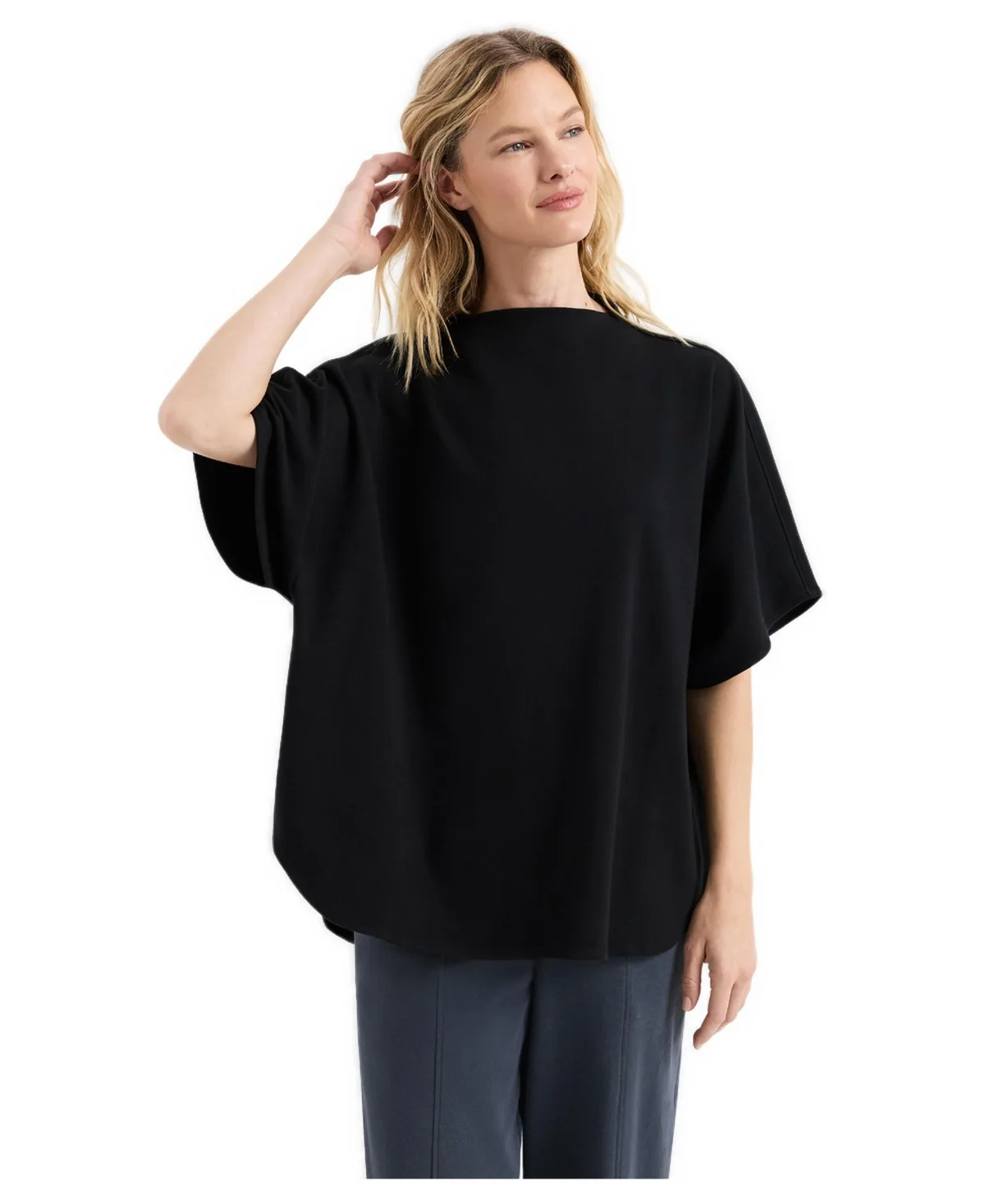 Cotton Roam Capelet Top by Pact