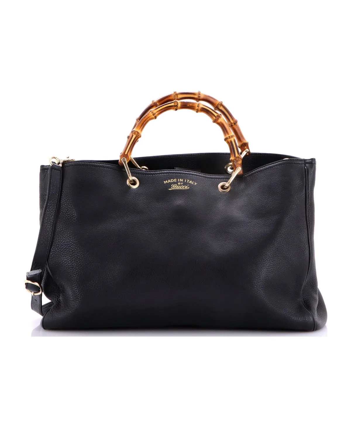 Pre-Owned Gucci Large Bamboo Shopper Tote Leather by Gucci