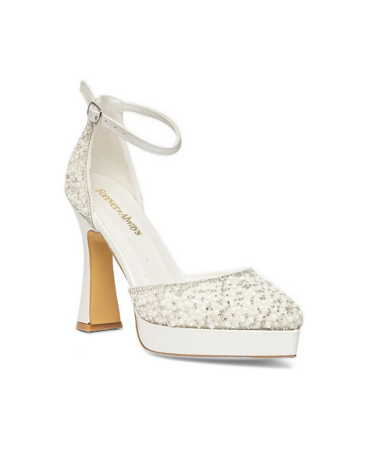 Khloe Glitter Bridal Platform High Heels