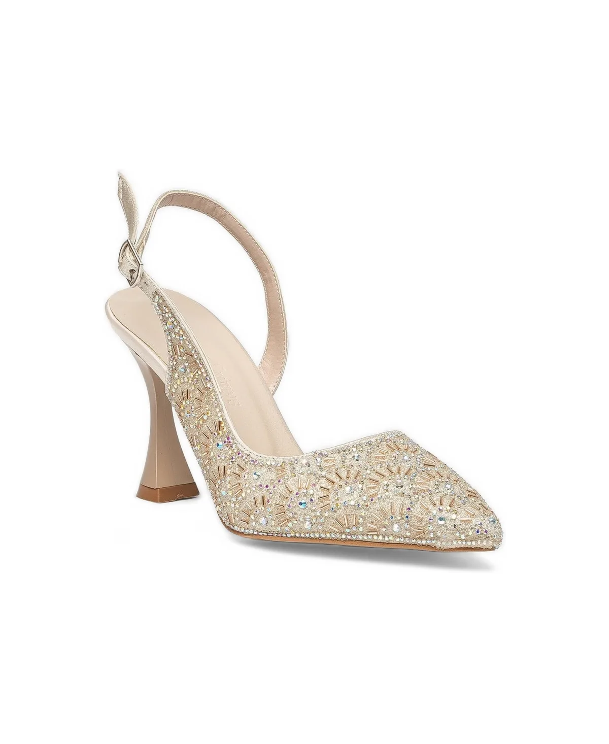 Avery Embellished Pointed Toe Pump by Forever & Always Shoes
