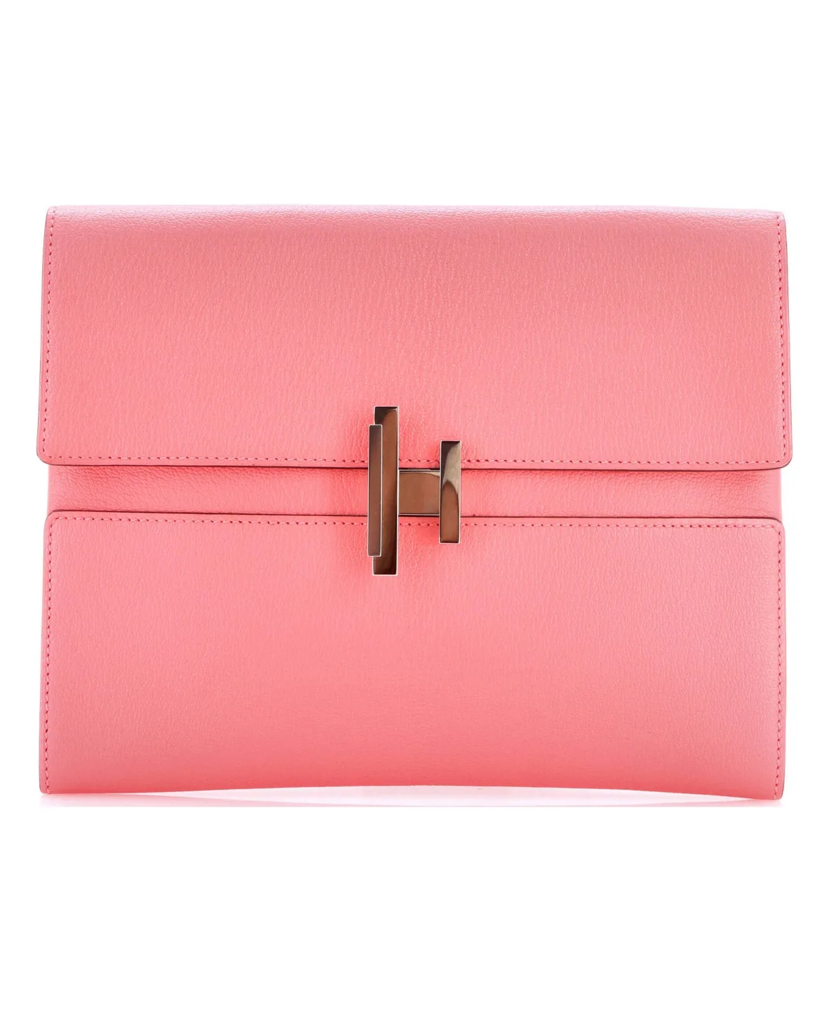 Pre-Owned Hermes Cinhetic Clutch Chevre Mysore by Hermes
