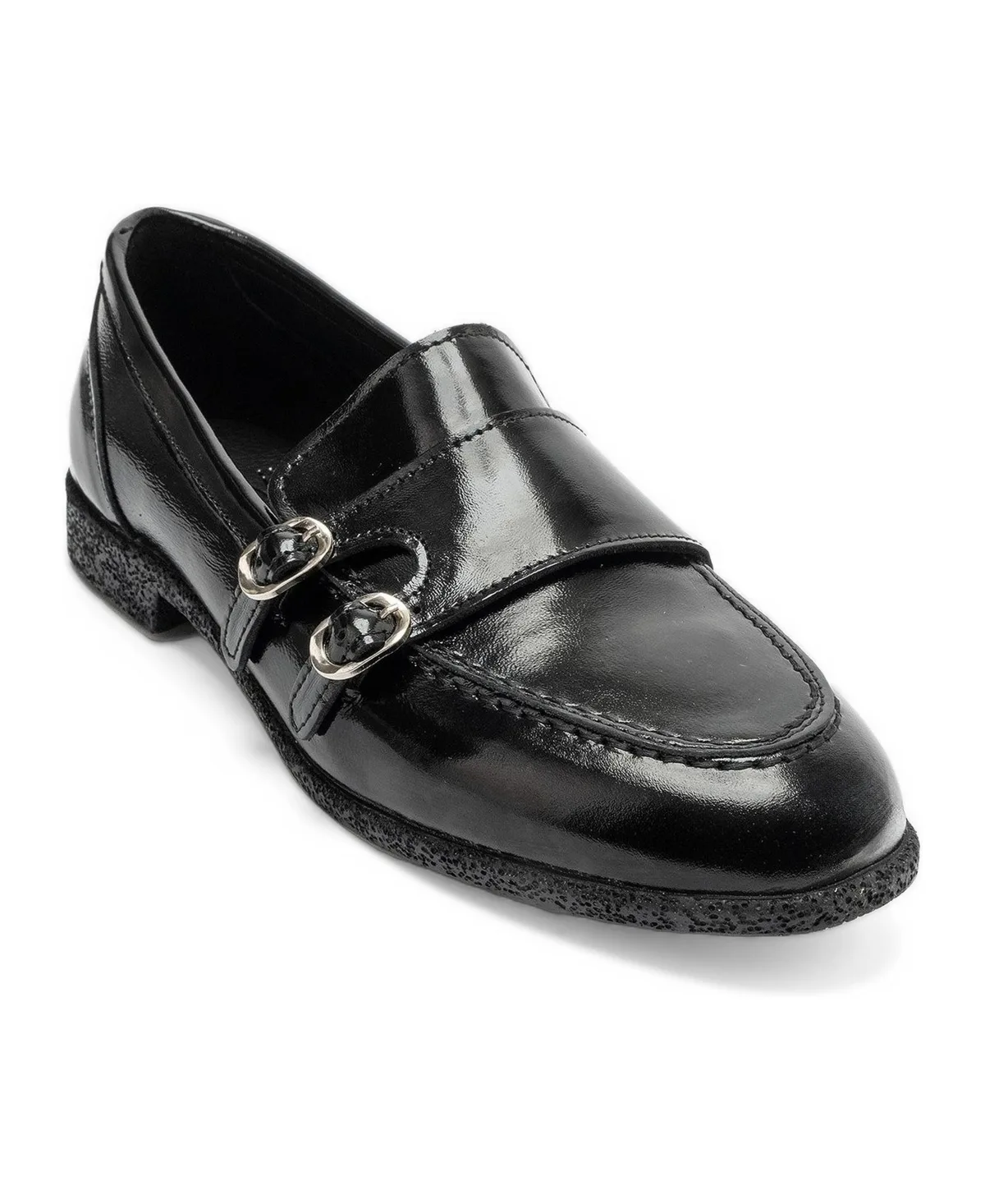 Daly Leather Buckle Loafer by Forever & Always Shoes
