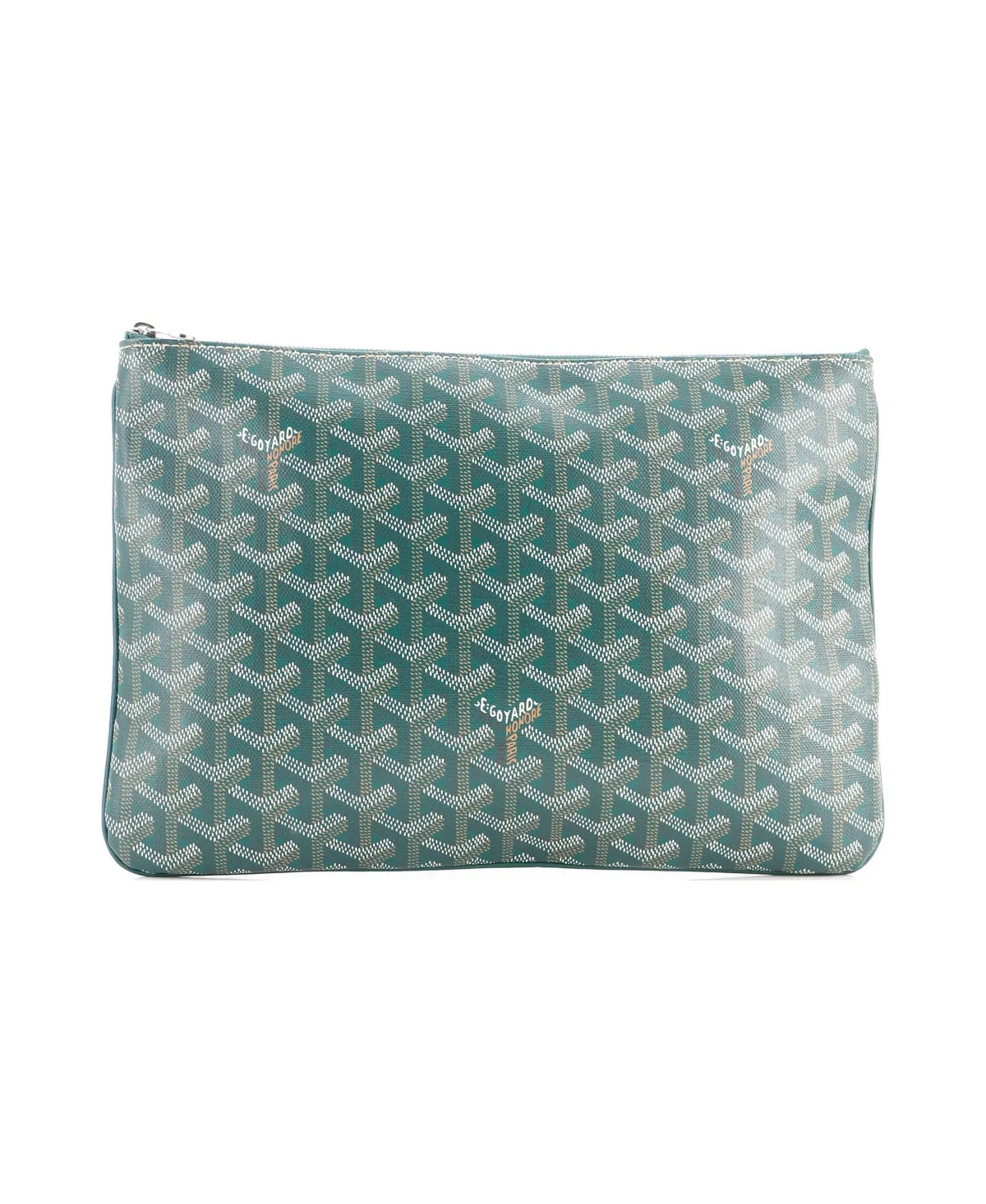 Pre-Owned mm Senat Zip Pouch Coated Canvas by Pre Owned Goyard