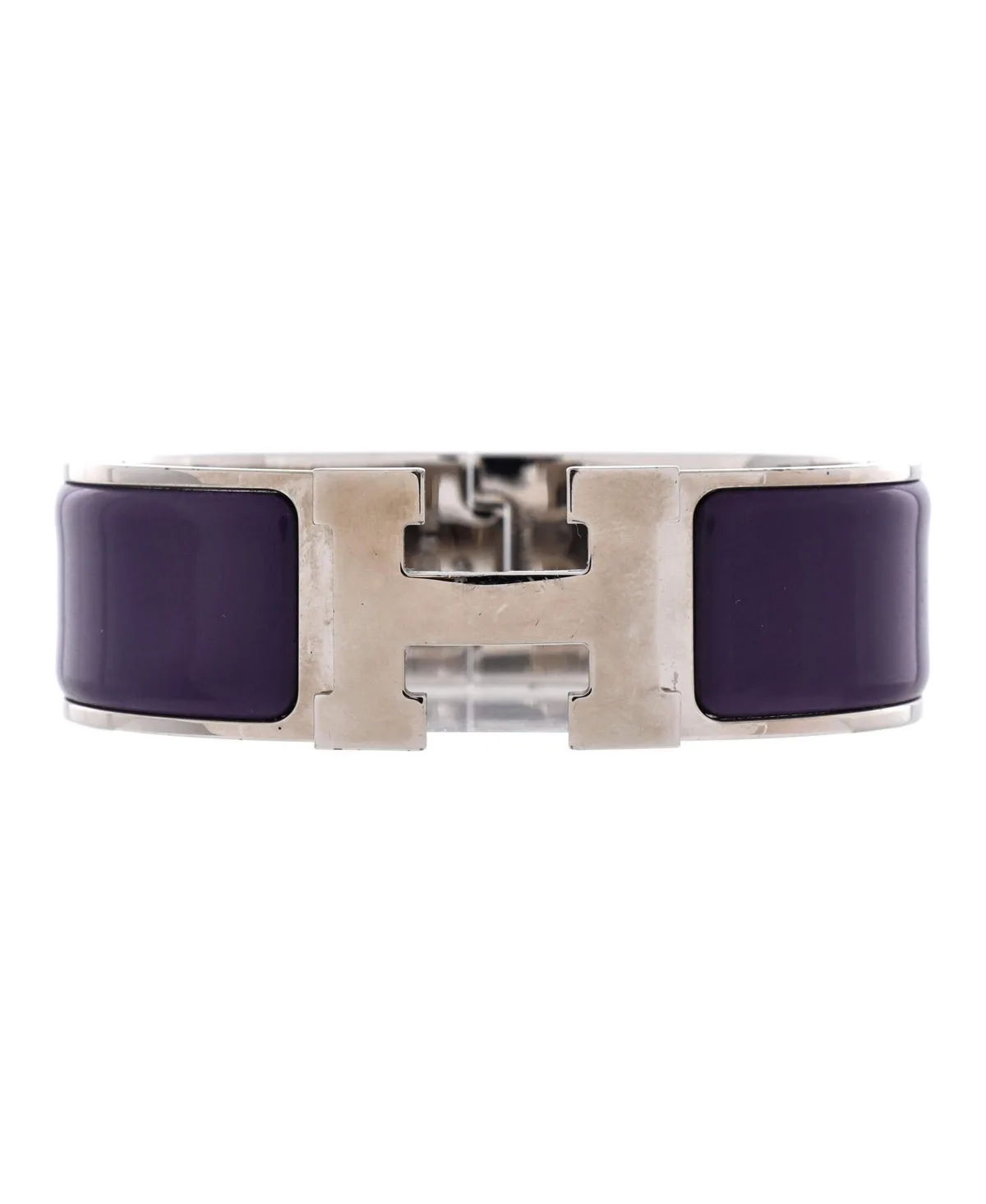 Silver-Tone Clic H Bracelet