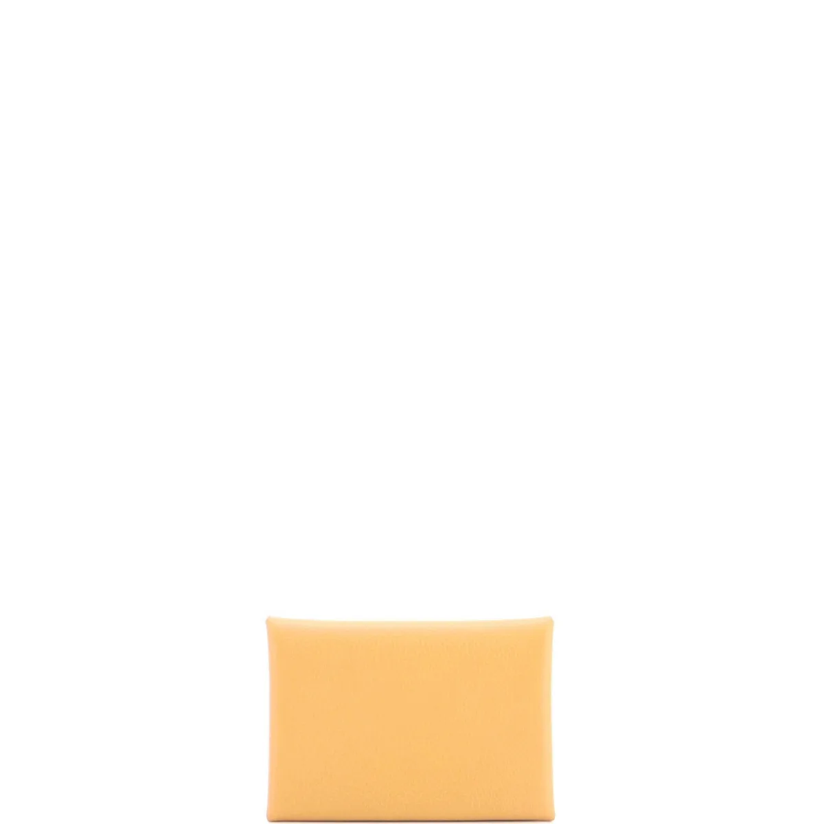Pre-Owned Hermes Calvi Duo Leather Snap Card Holder by Hermes