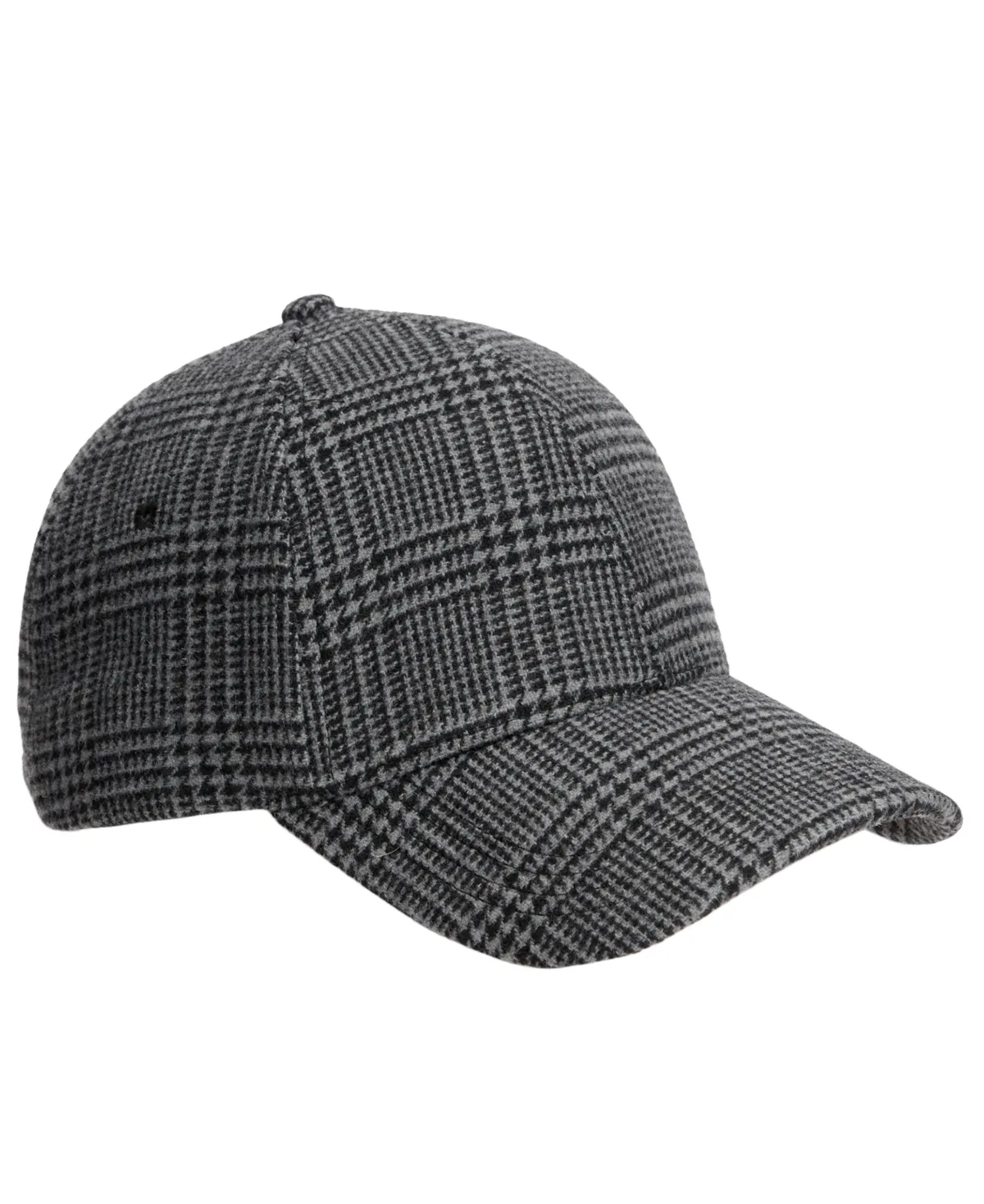 Plaid Melton Six-Panel Baseball Cap by Tommy Hilfiger