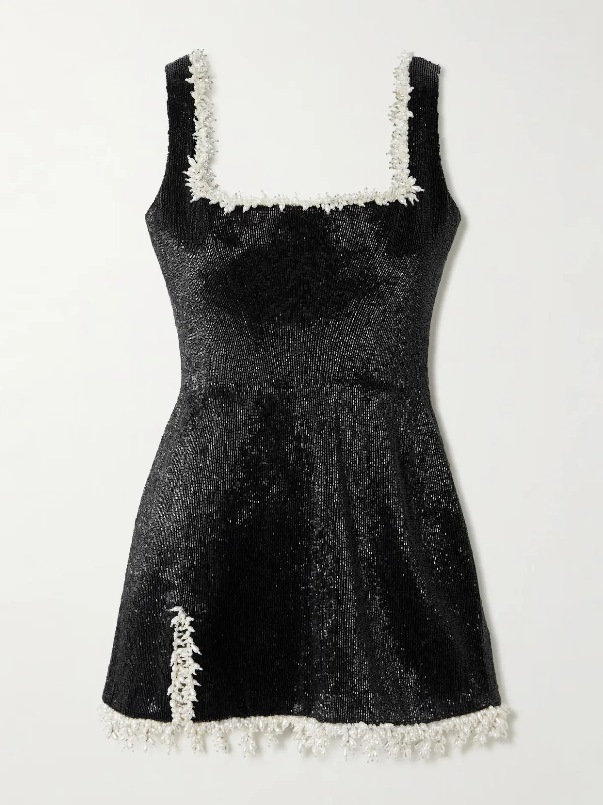 - Margot Embellished Satin Mini Dress -