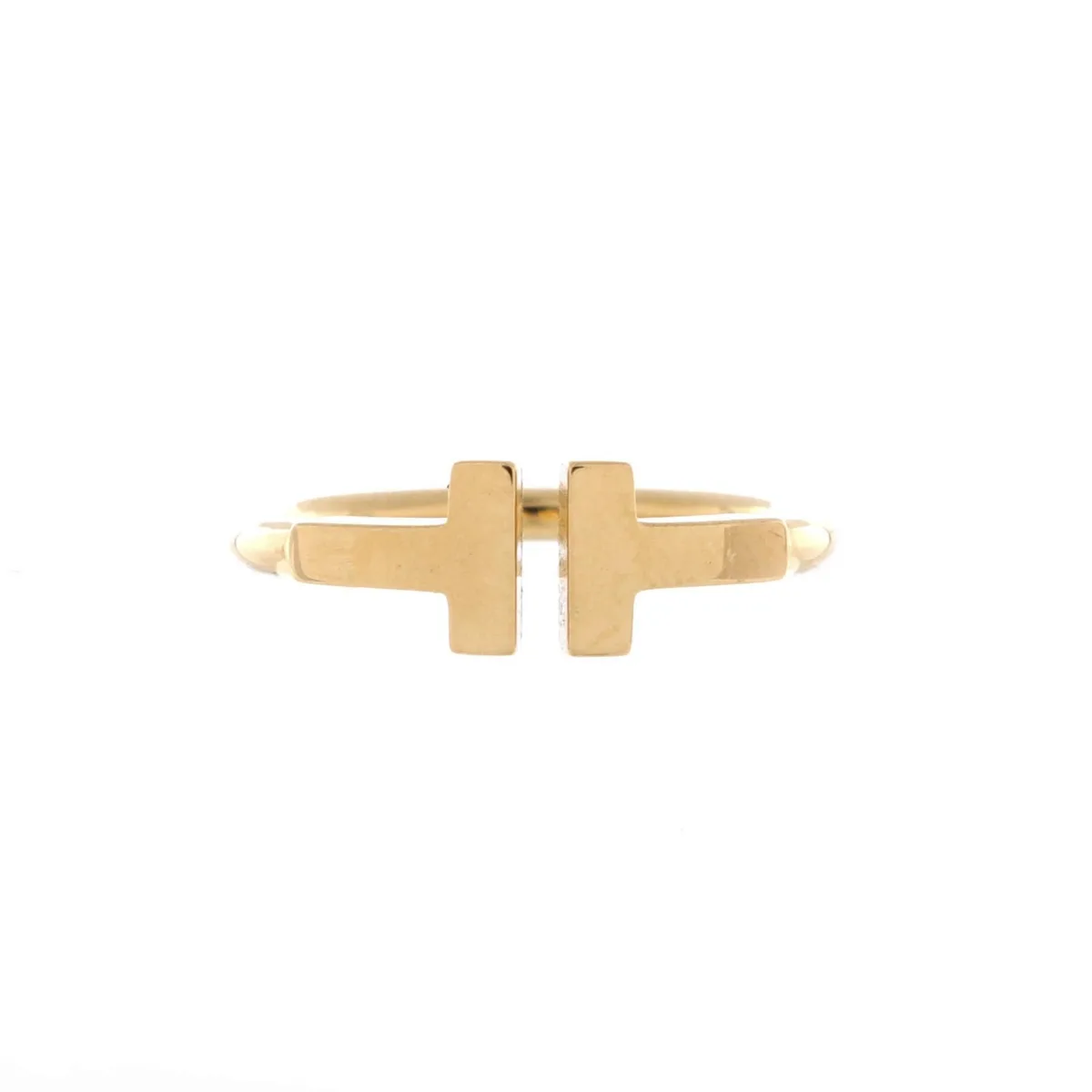 Pre-Owned Tiffany & Co T Wire Ring - 18k Yellow Gold by Tiffany & Co.