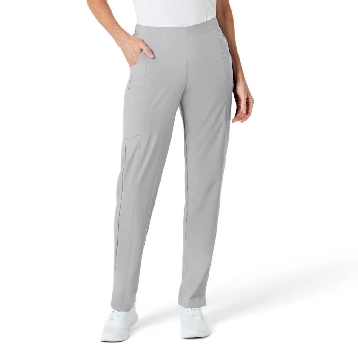 W123 Flat Front Cargo Scrub Pant