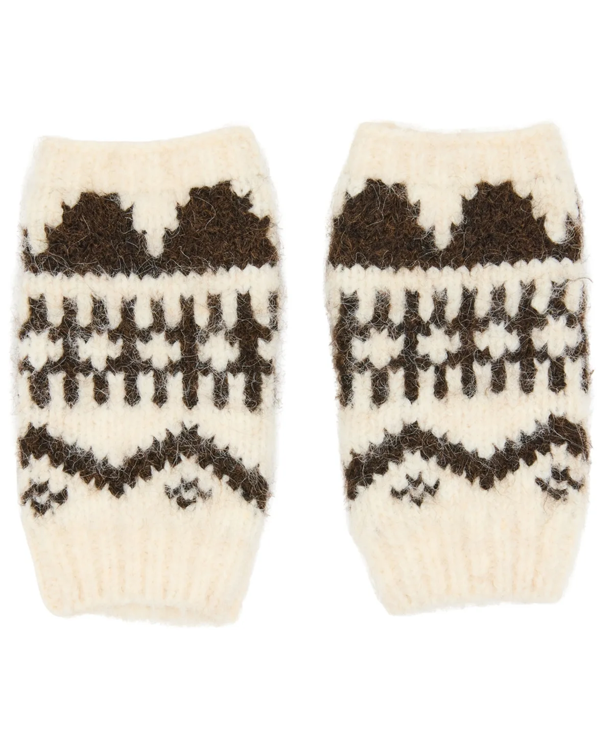 Fair Isle Handwarmer Gloves by Steve Madden
