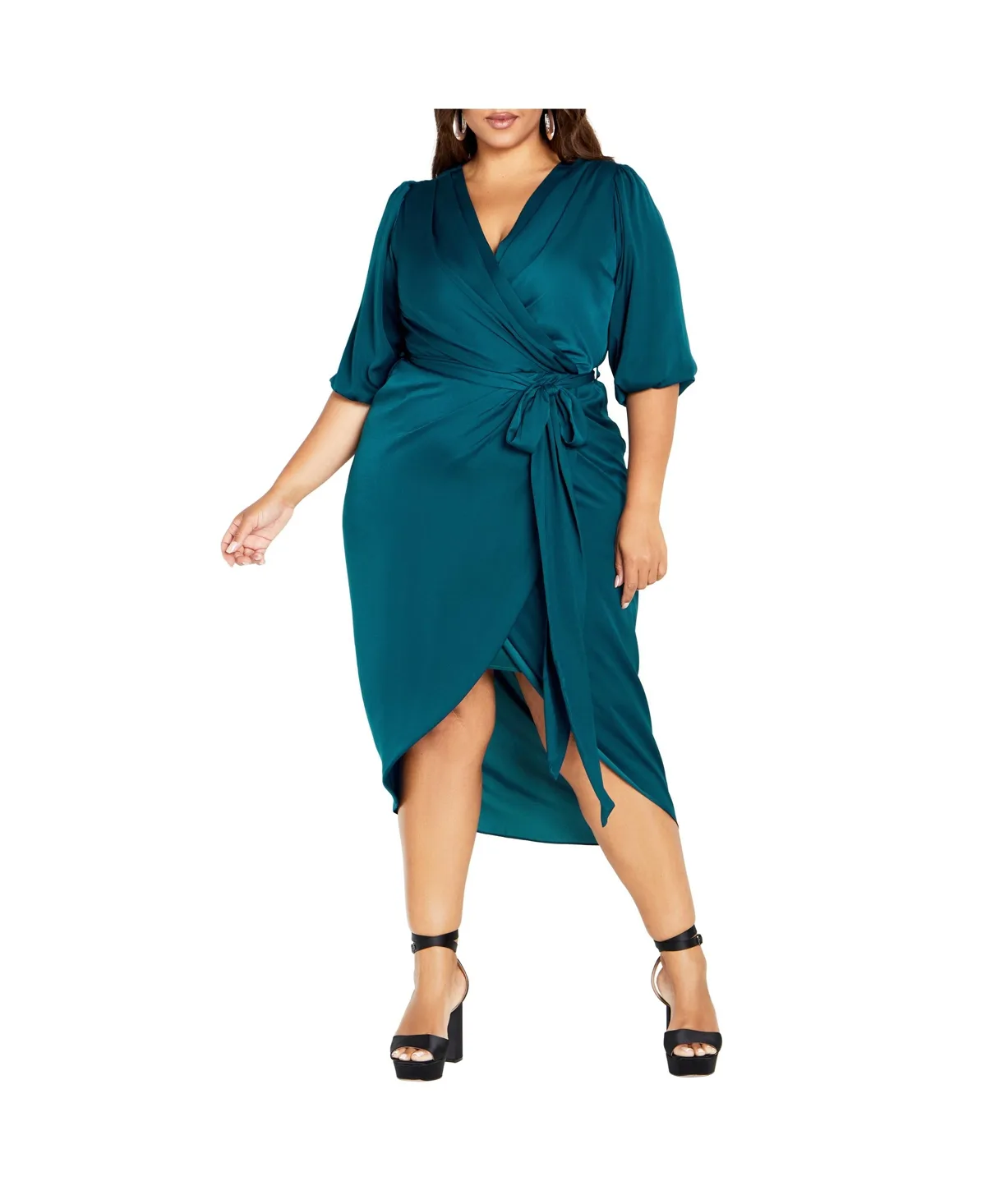 Opulent Elbow Sleeve Dress