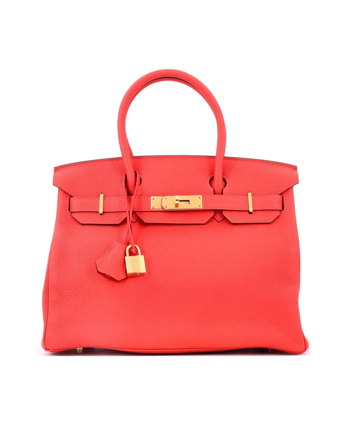 Pre-Owned Hermes Birkin 30 Handbag Togo with Gold Hardware