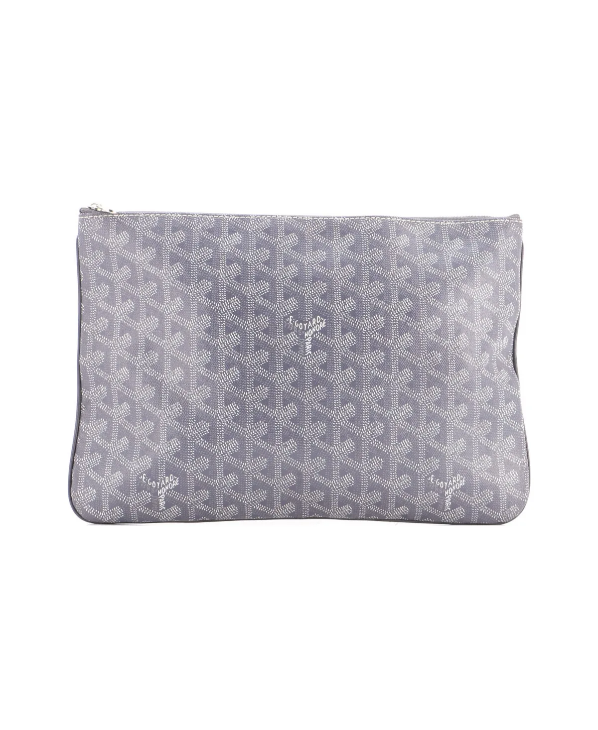 Pre-Owned Goyard mm Senat Zip Pouch Coated Canvas by Pre Owned Goyard