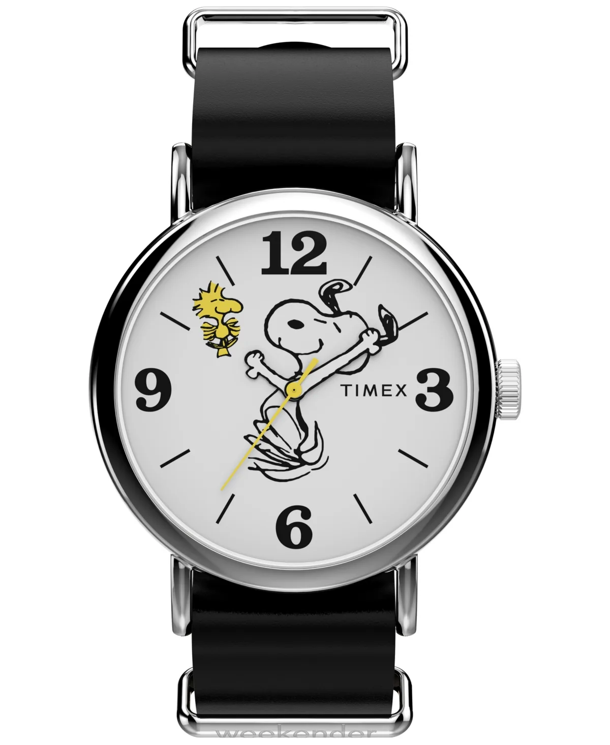 Quartz Peanuts Leather Watch 40mm