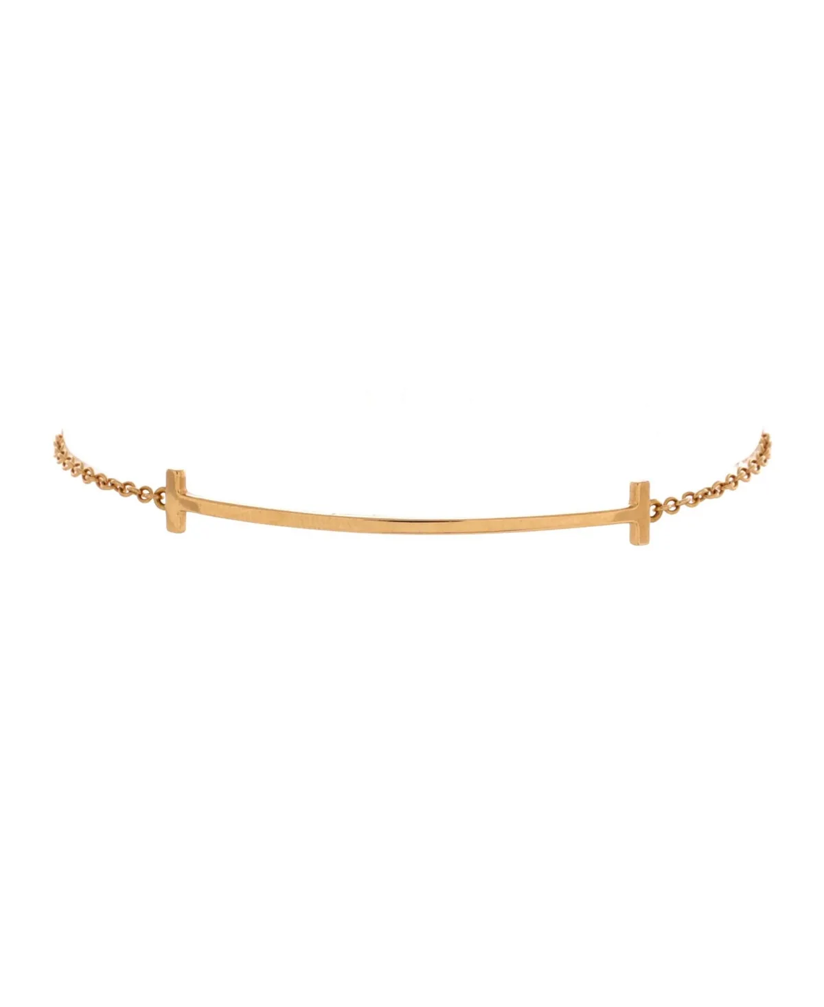 Pre-Owned Tiffany & Co T Smile Chain Bracelet by Tiffany & Co.